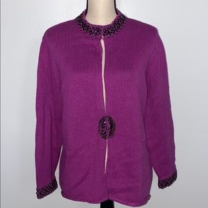 Talbots XL dressy cardigan NWT